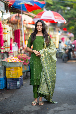 Olive Vriksha 3 Piece Suit