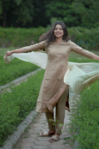 Charvi linen 3 piece suit