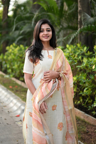 Floral Mist 3 piece suit