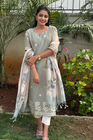 Pastel dream kurti and dupatta