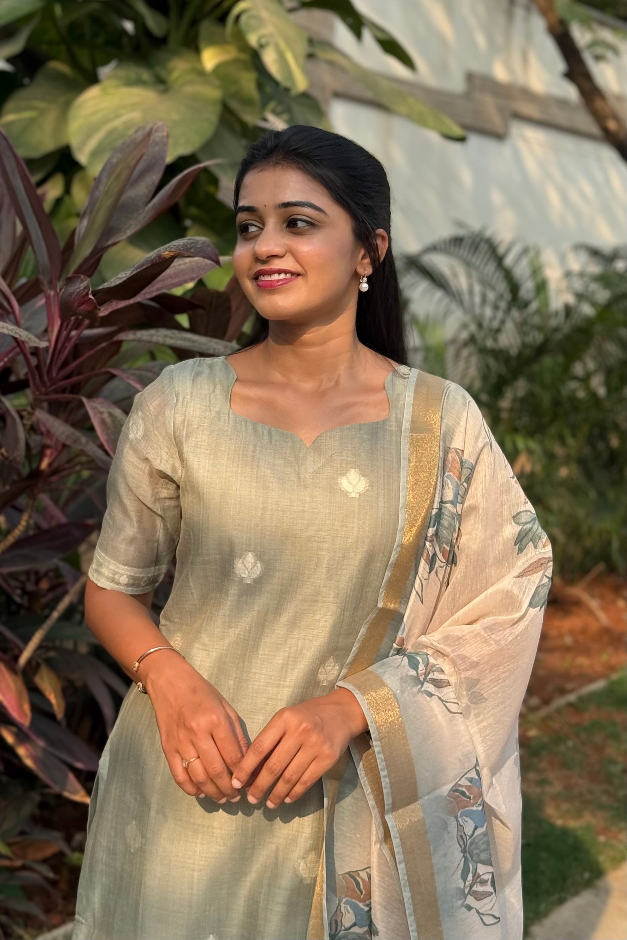 Pastel dream kurti and dupatta