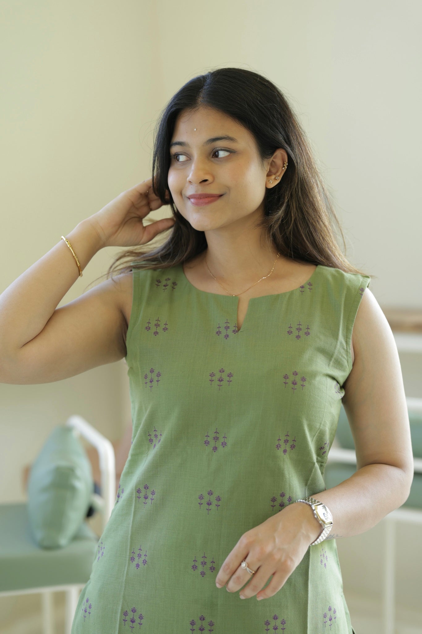 Soft Sage Set ( short sleeve provided)