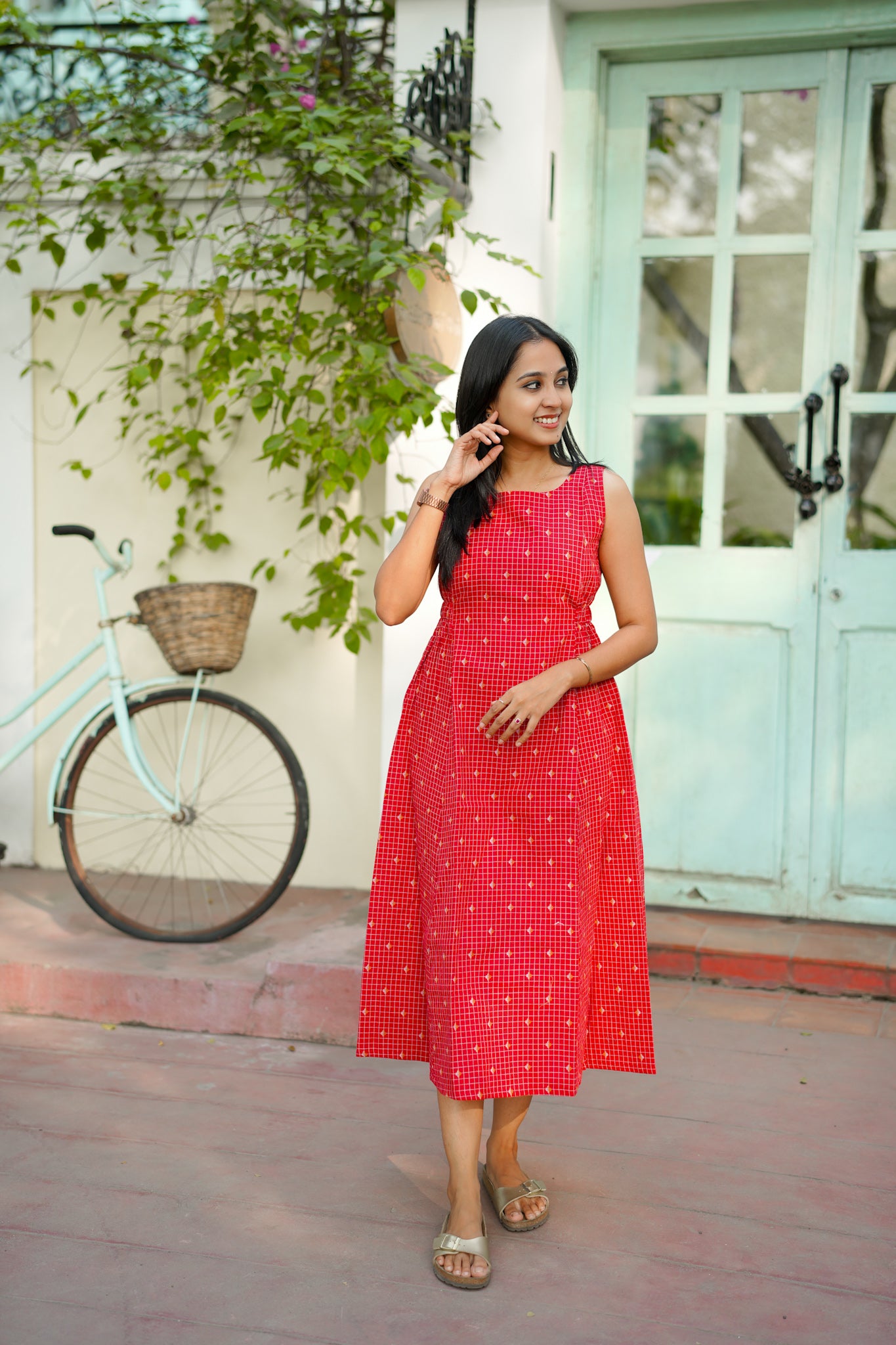 Cherry Crush ALine Maxi