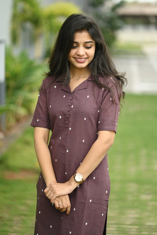 Mystic Grape Kurta Set