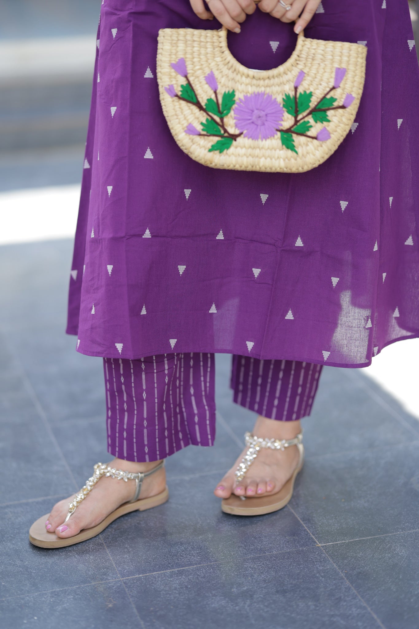 Royal Plum Kurta Set
