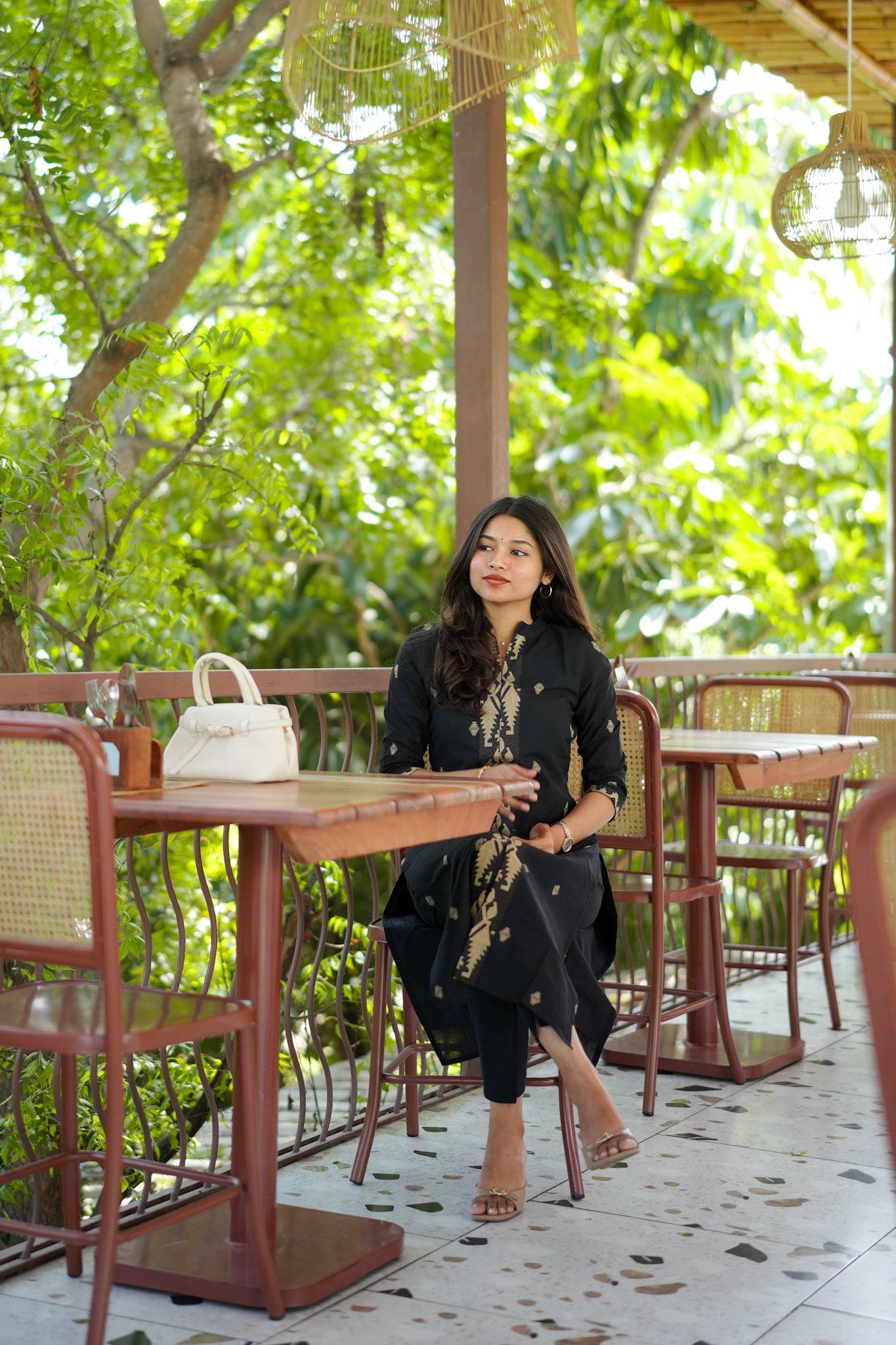 Signature Black Kurta set