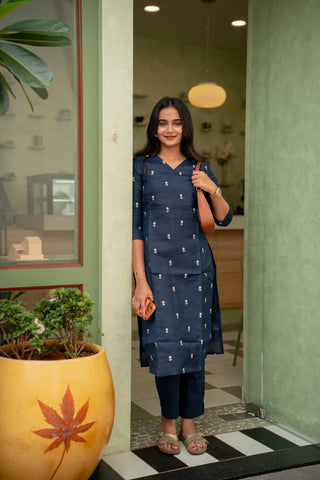 Indigo blush Linen Coords