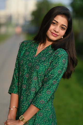 Classic Emerald kurti