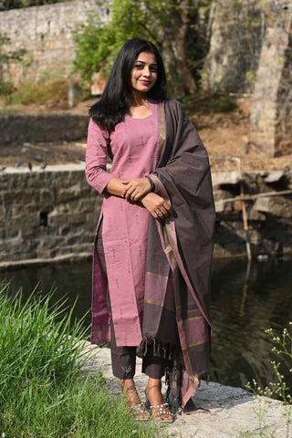 Mocha Rose 3 Piece Suit