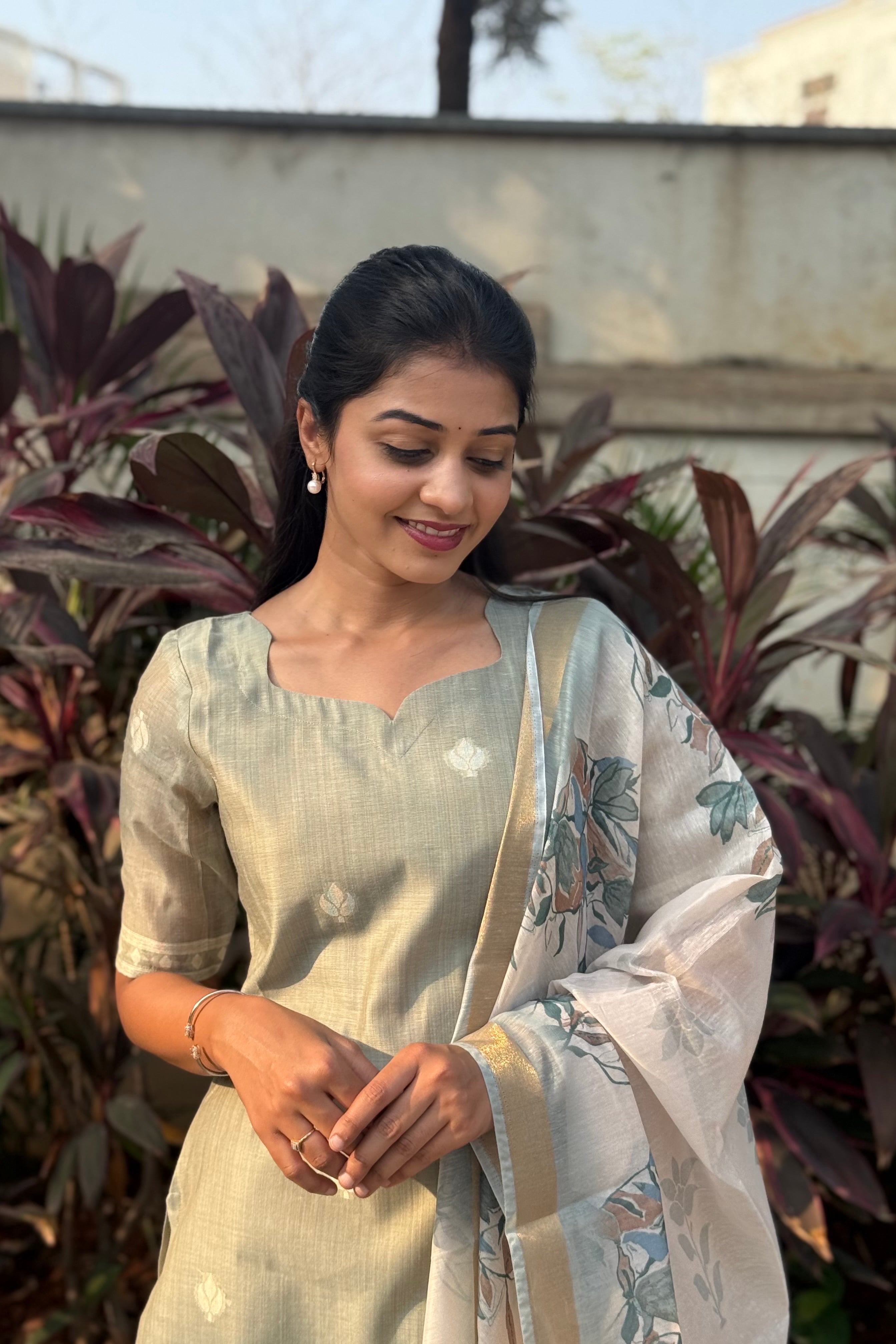 Pastel dream kurti and dupatta