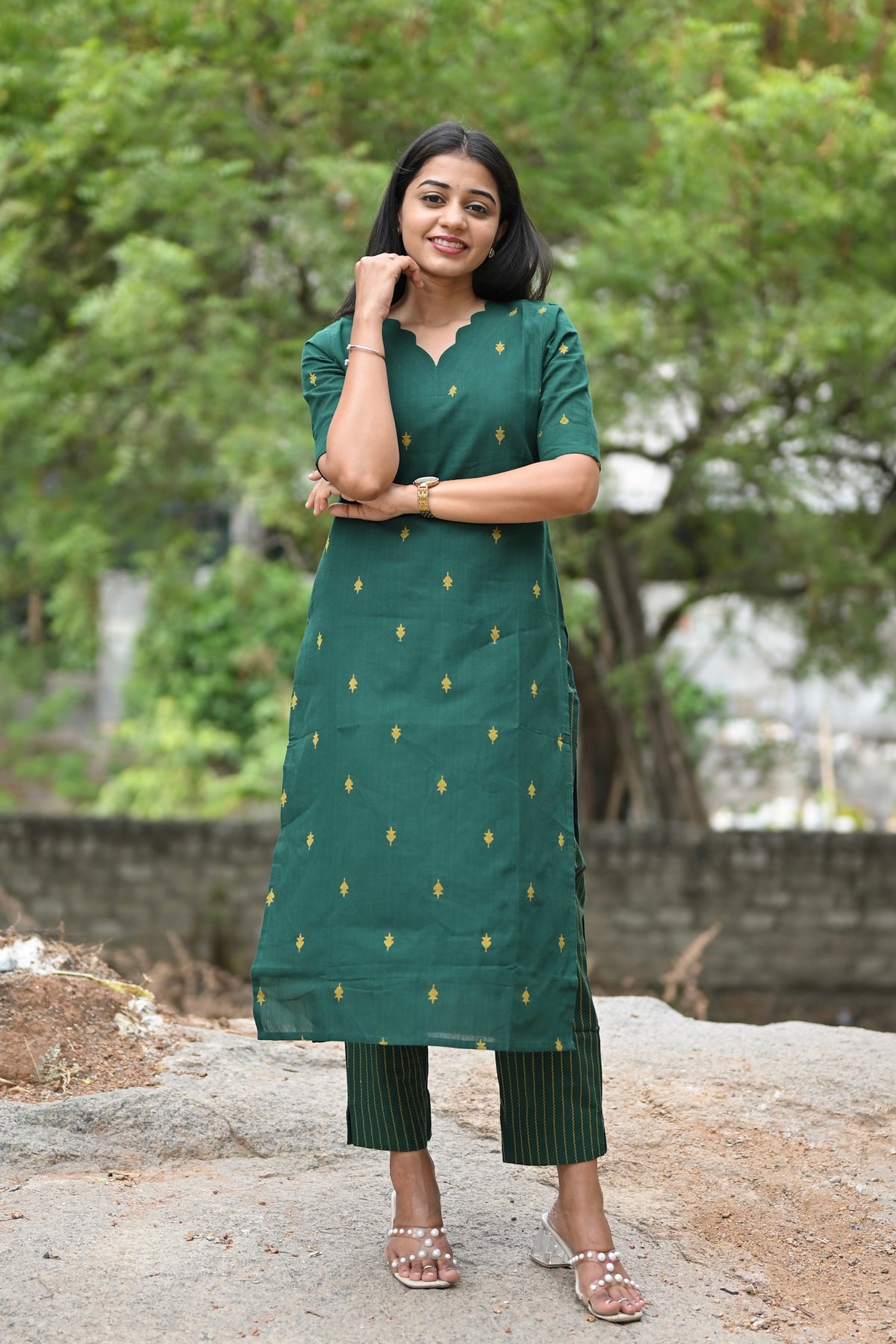Emerald Breeze KurtaSet