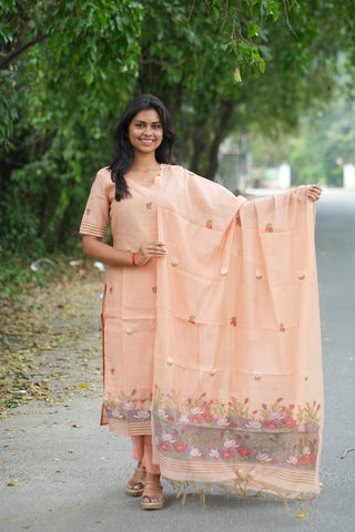 Peachy Bloom 3 piece Suit