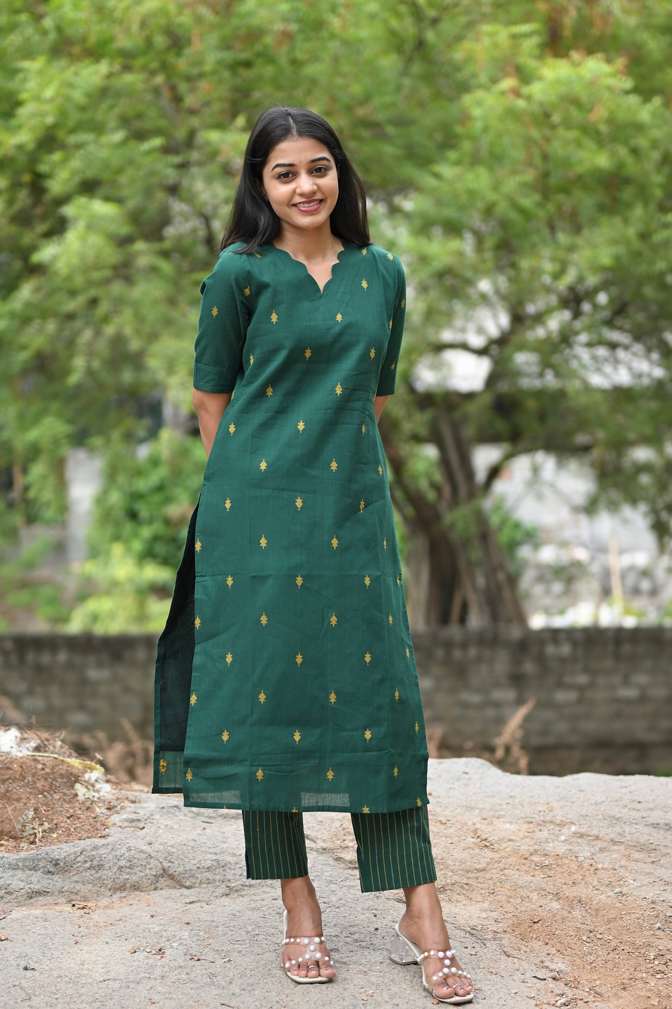 Emerald Breeze KurtaSet