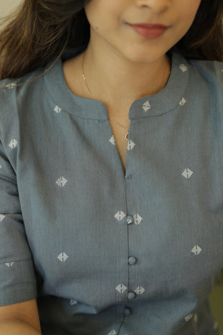 Lunar Grey Kurta Set