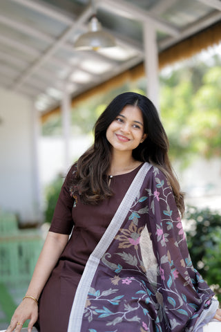 Cocoa petals 3 piece suit