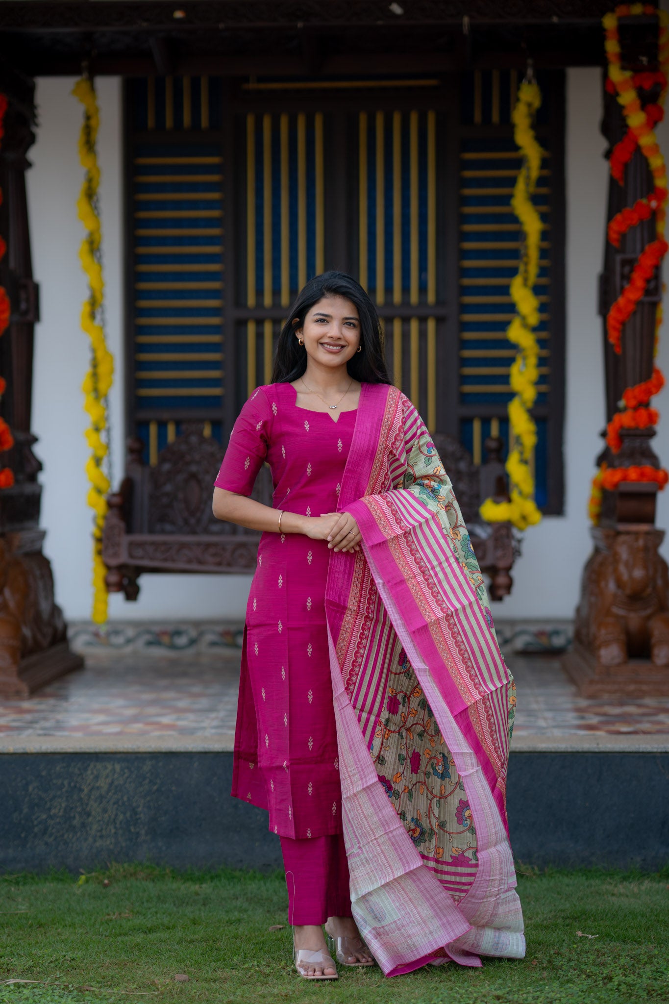 Fuchsia Blossom 3 Piece Suit
