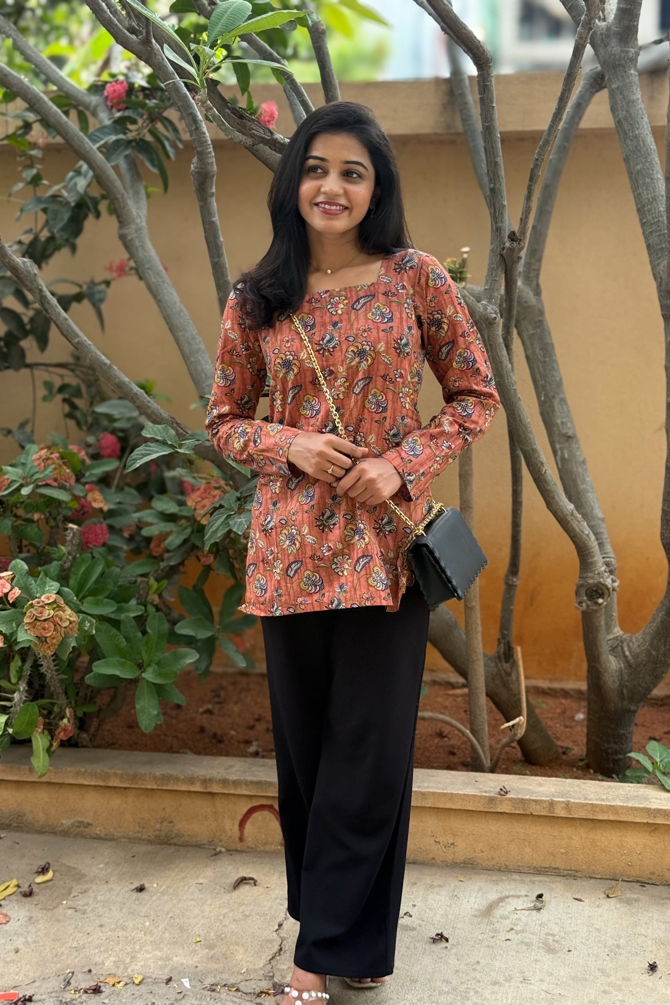 Orange Short Kurti