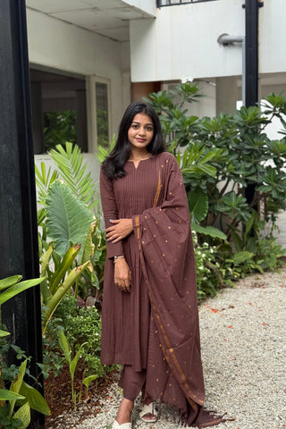 Espresso Bloom 3 Piece Suit