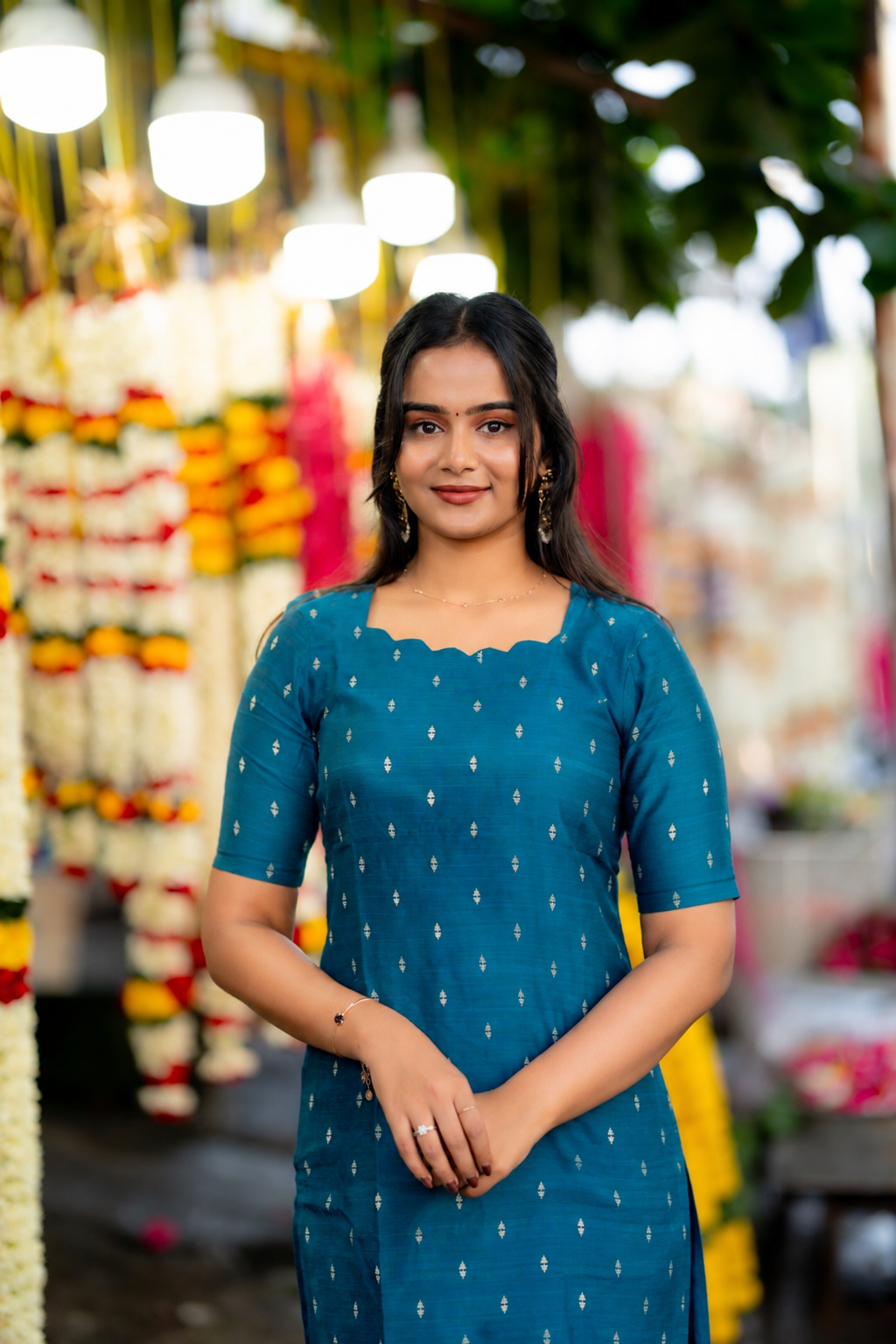 Peacock Flora Rawsilk Coords
