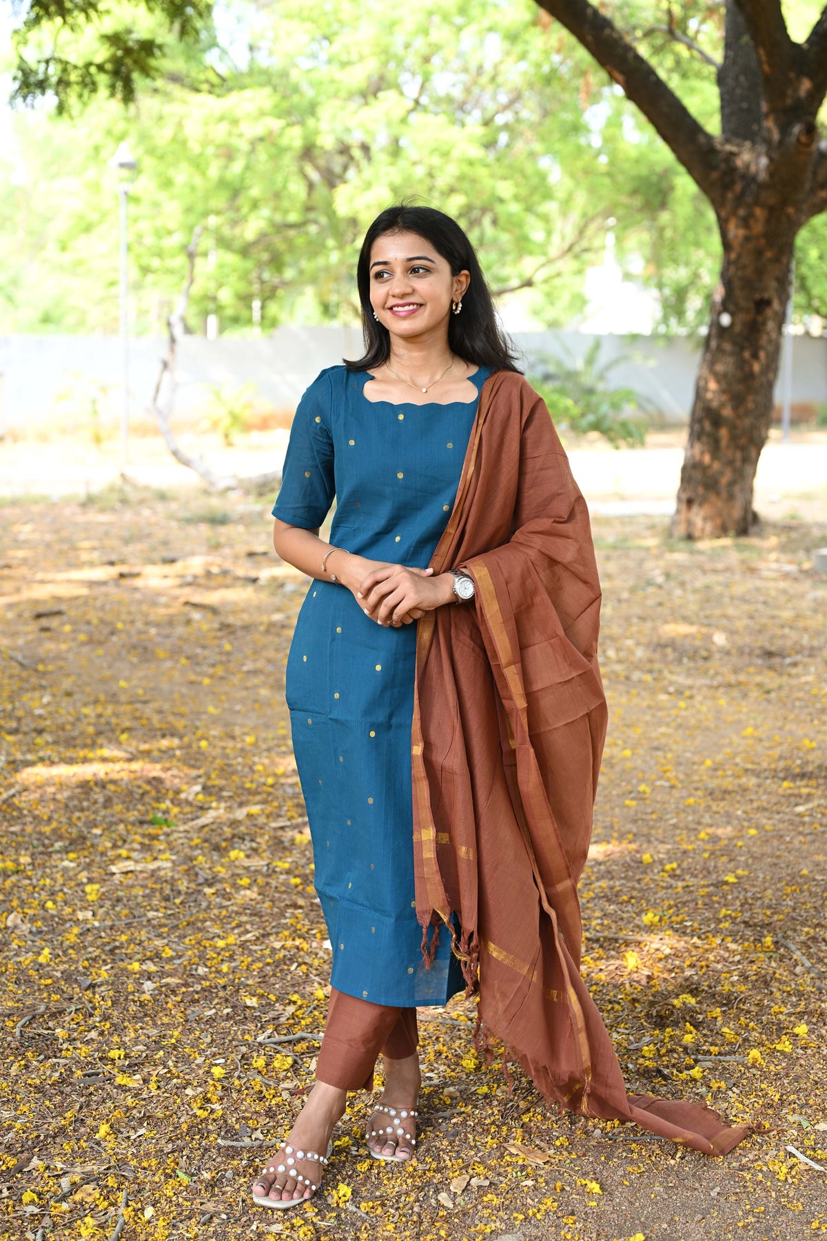 Copper charm 3 piece suit