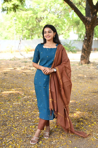 Copper charm 3 piece suit