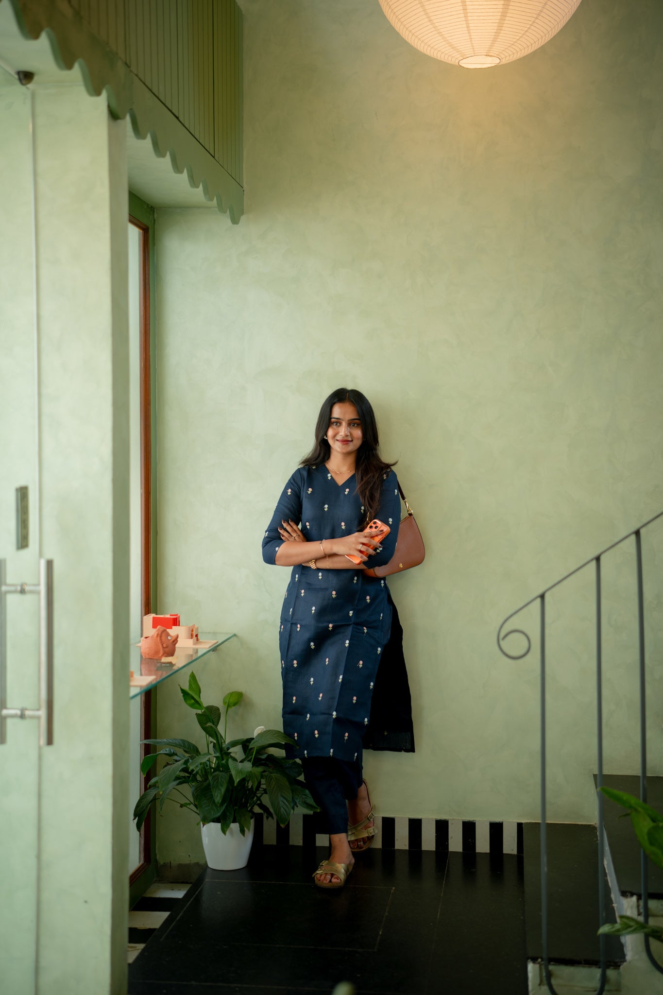 Indigo blush Linen Coords