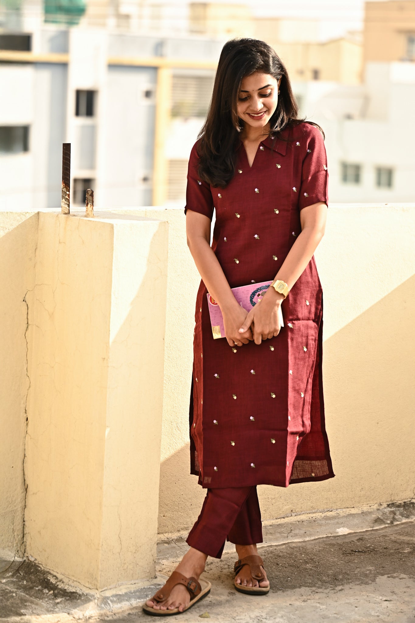 Ruby Serenity kurta set