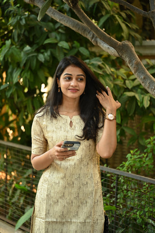 Hushed Gold Kurti