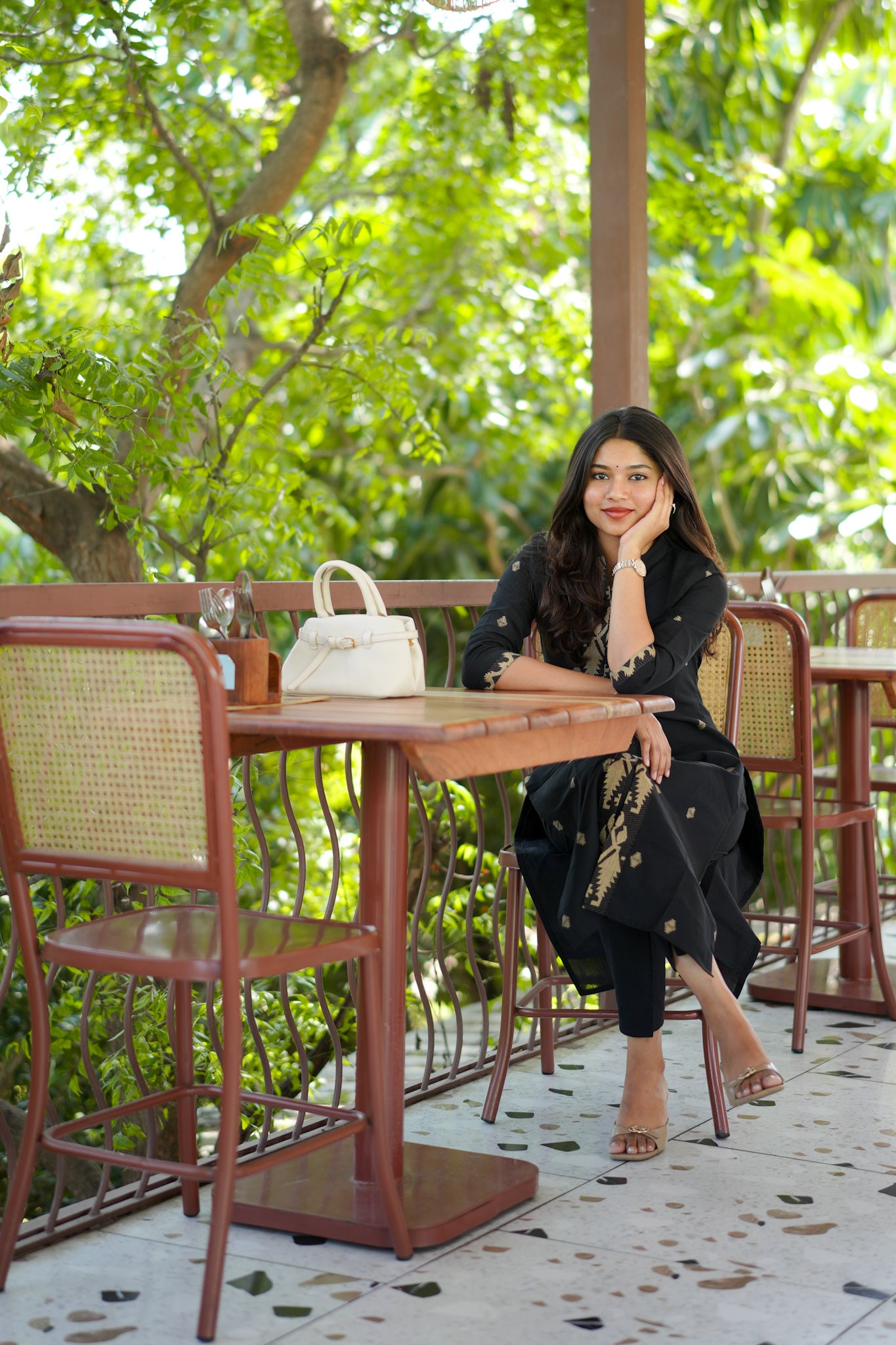 Signature Black Kurta set