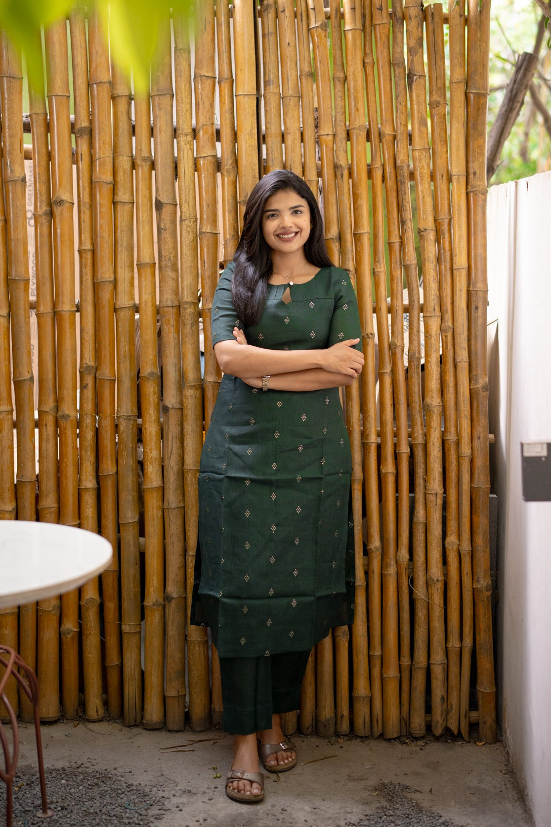 Emerald Essence Linen Coords