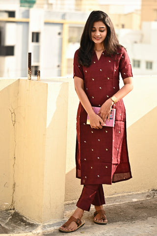 Ruby Serenity kurta set