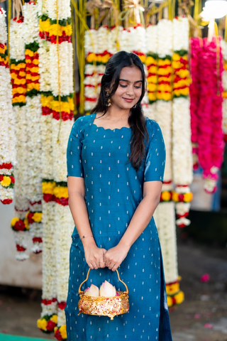 Peacock Flora Rawsilk Coords