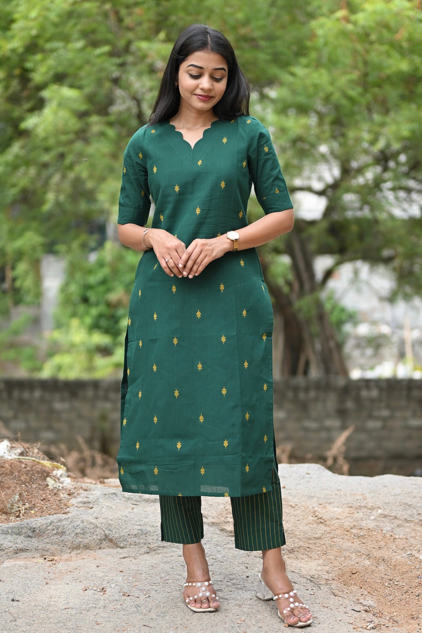 Emerald Breeze KurtaSet