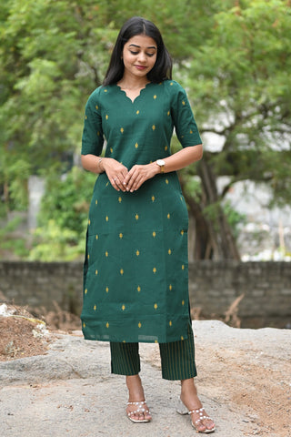 Emerald Breeze KurtaSet