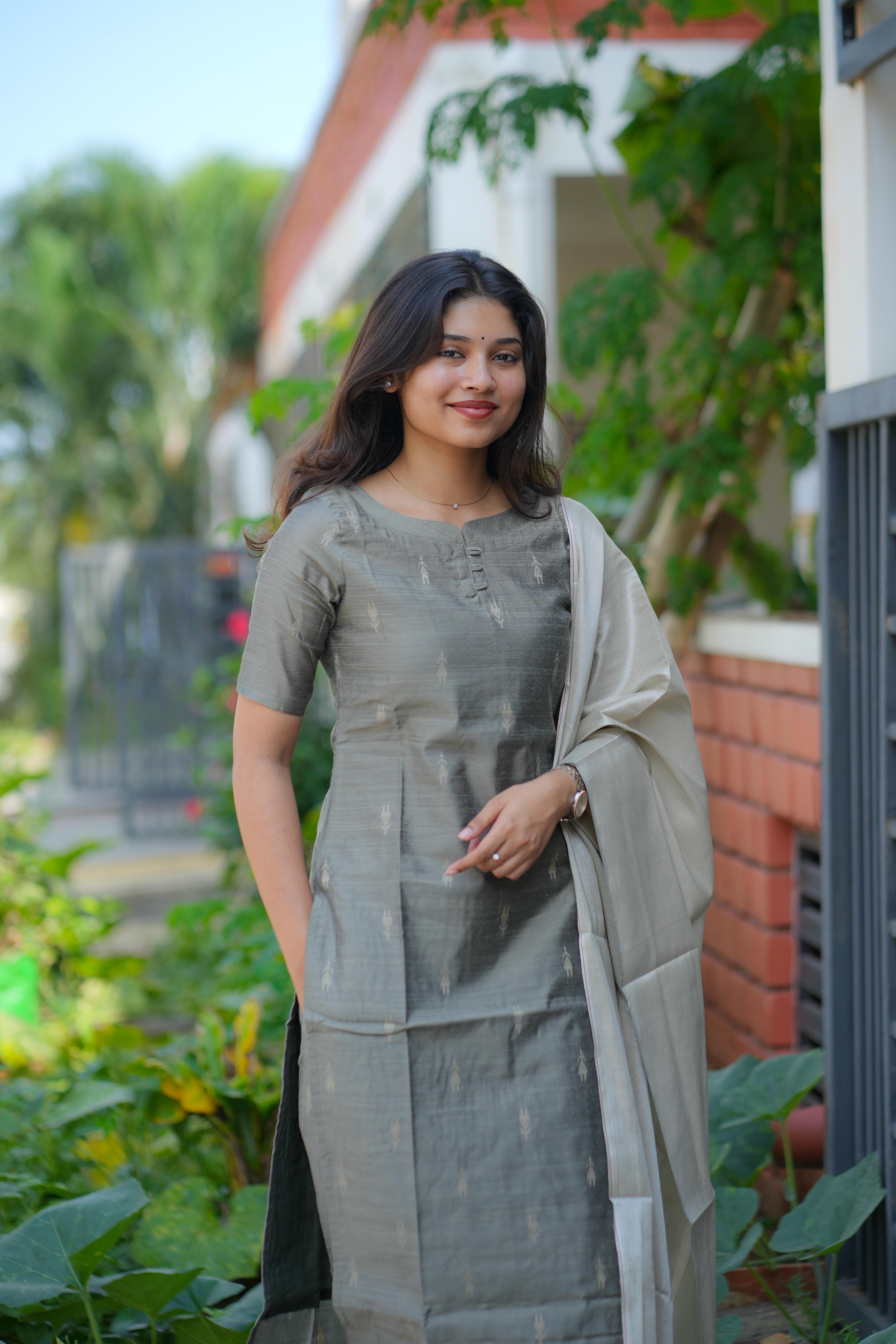 Moon grey 3 piece suit