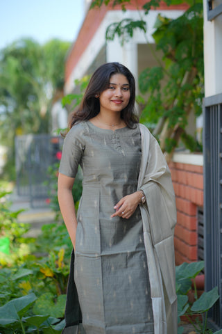 Moon grey 3 piece suit