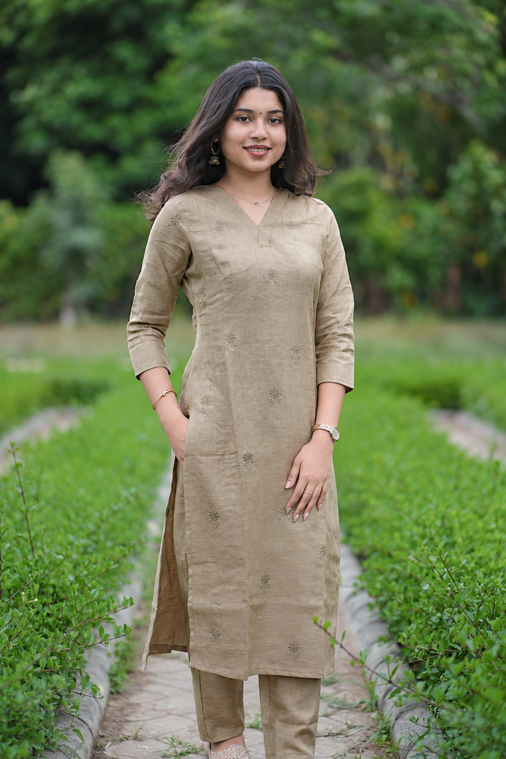 Charvi linen Coords