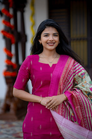 Fuchsia Blossom 3 Piece Suit