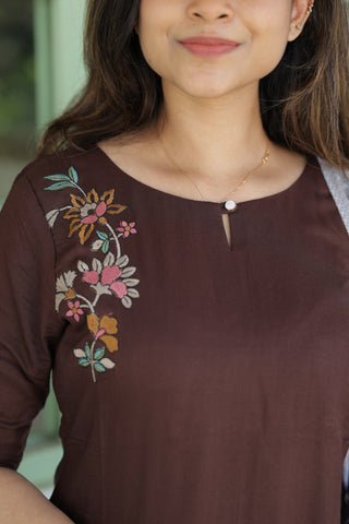 Cocoa petals 3 piece suit