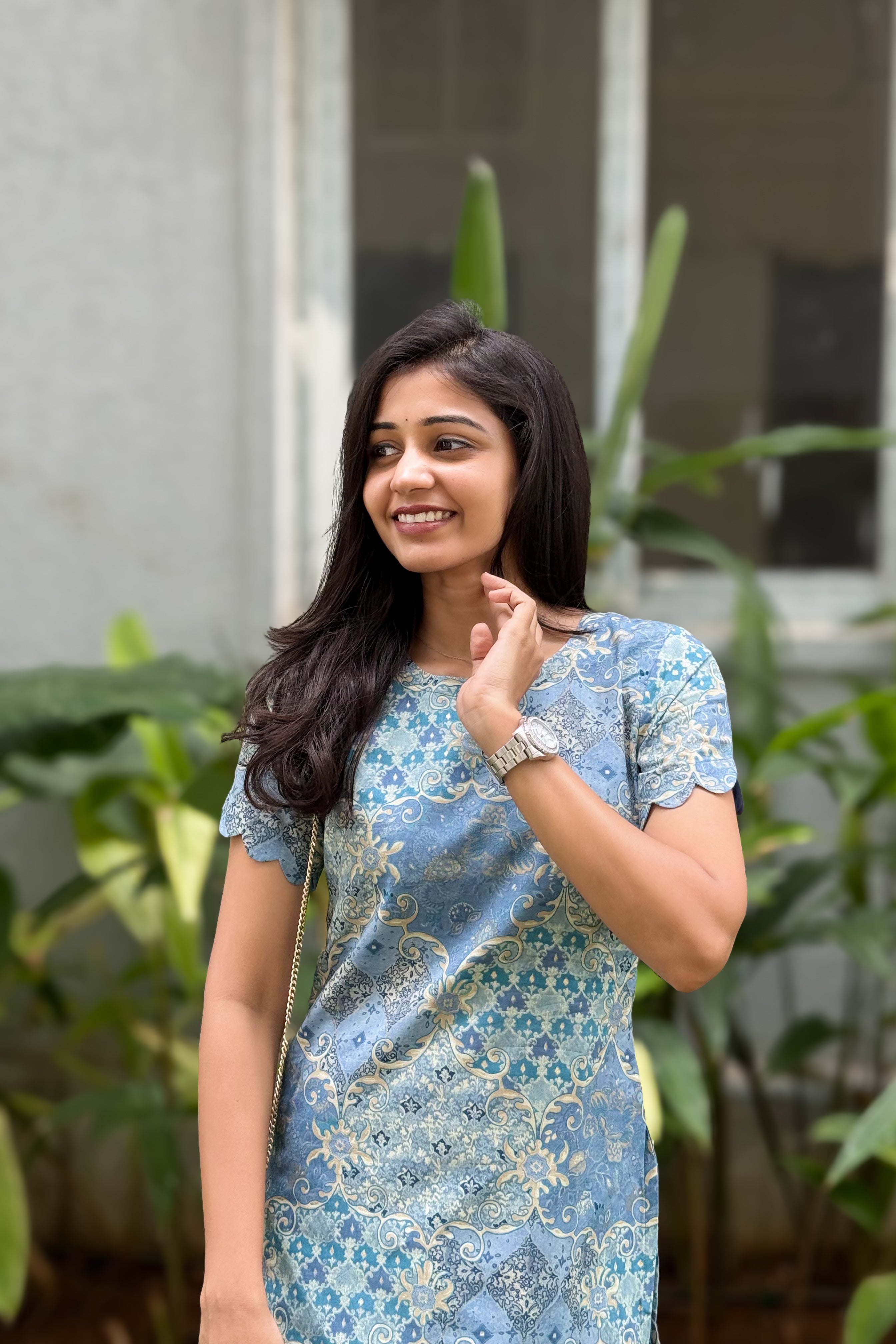 Soft Sapphire Kurti