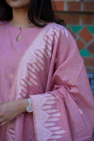 Kota cotton silk 3 piece suit