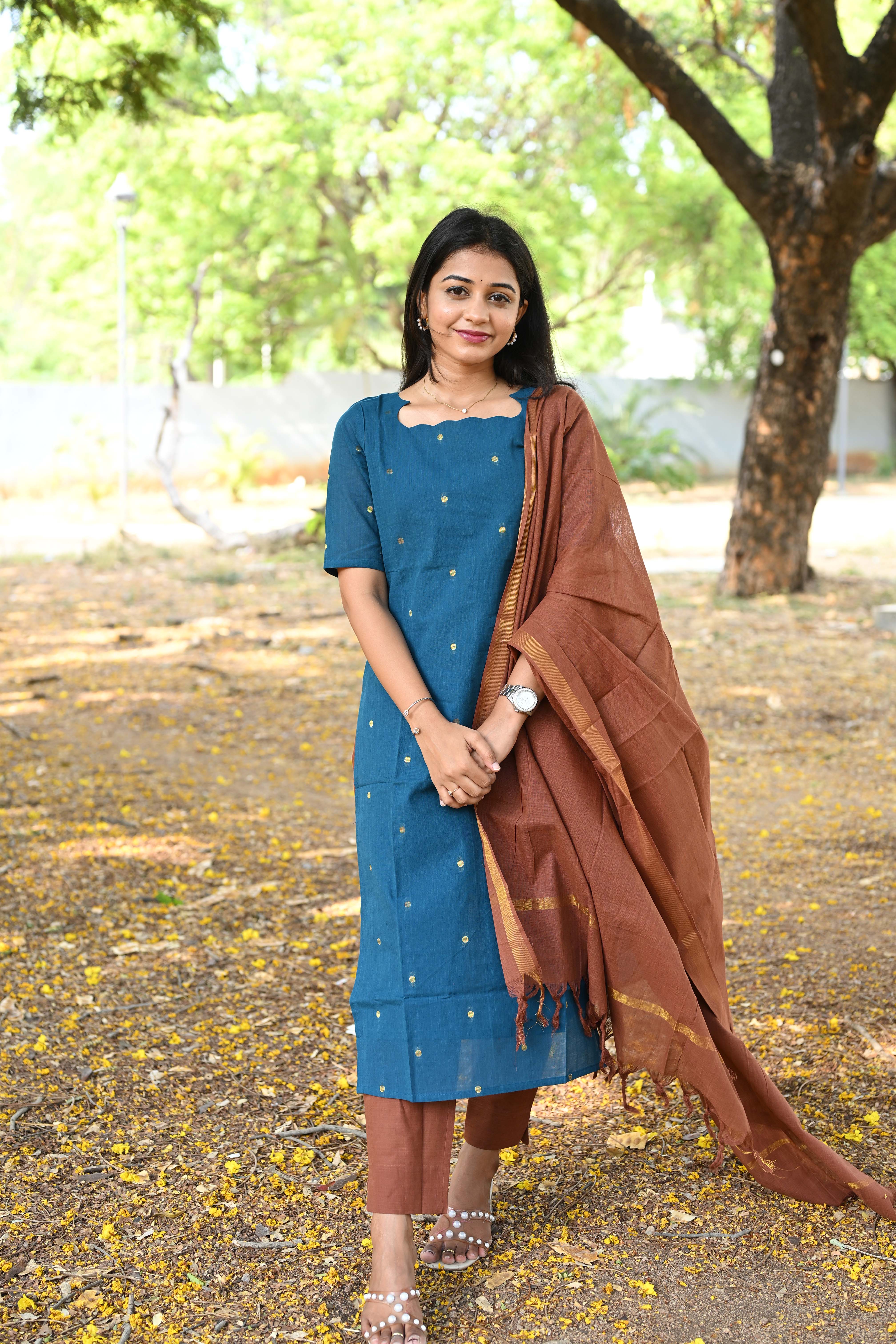 Copper charm 3 piece suit