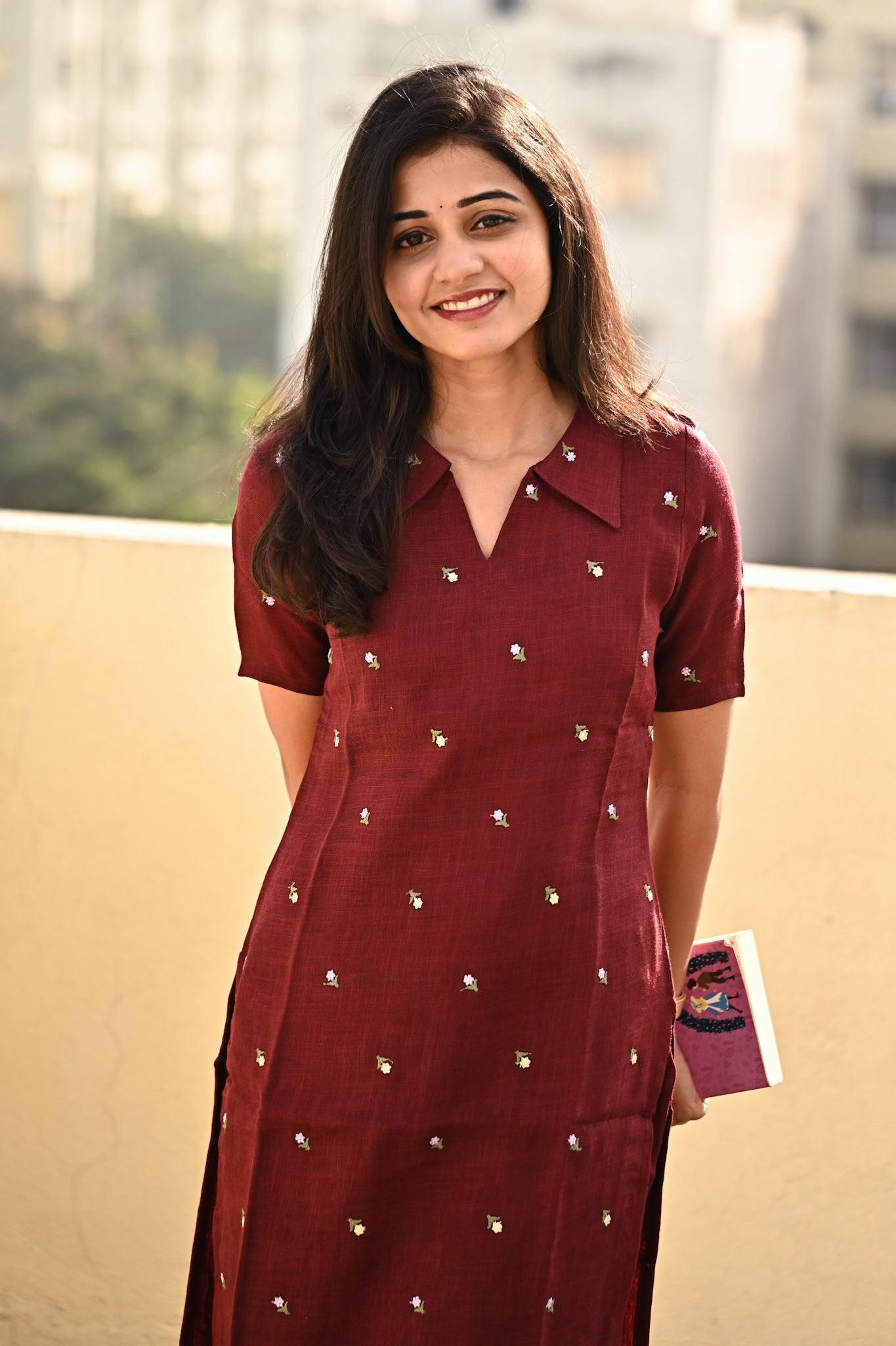 Ruby Serenity kurta set