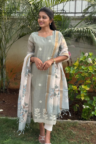 Pastel dream kurti and dupatta