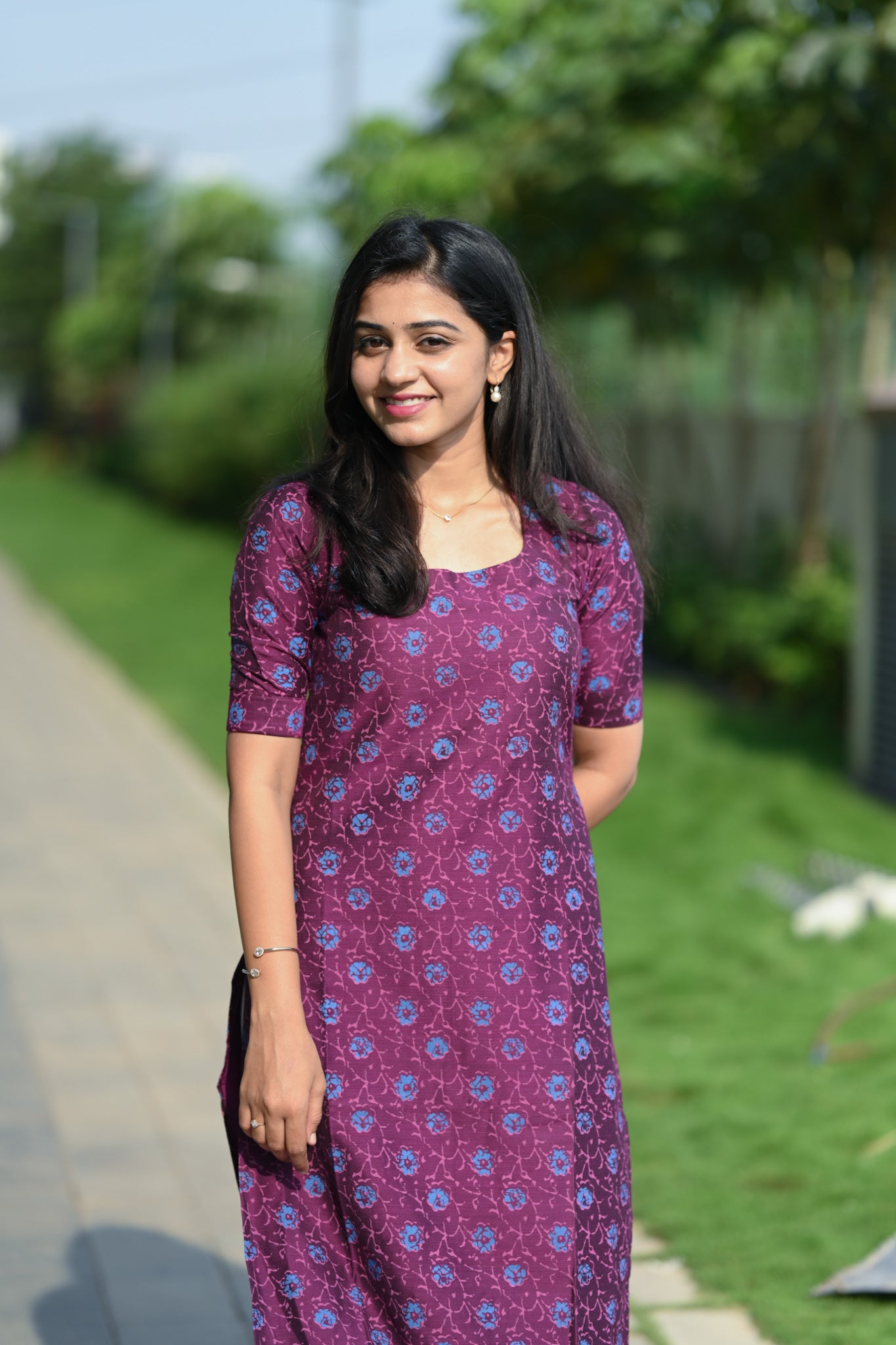Berry Bloom Kurti