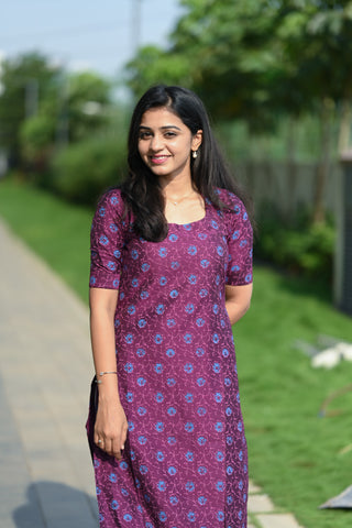 Berry Bloom Kurti