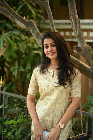 Hushed Gold Kurti