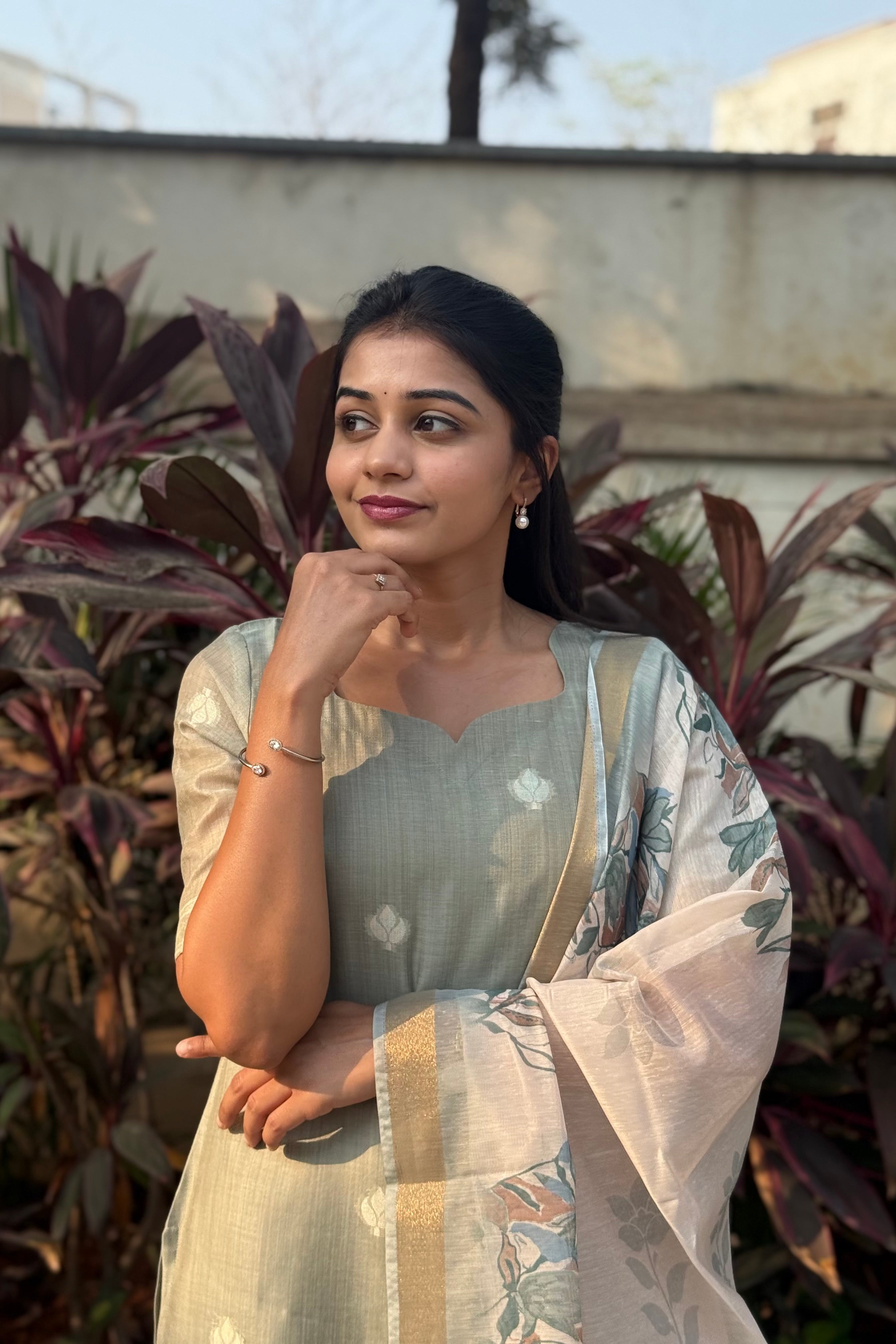 Pastel dream kurti and dupatta