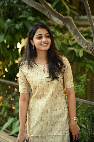 Hushed Gold Kurti