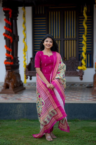 Fuchsia Blossom 3 Piece Suit